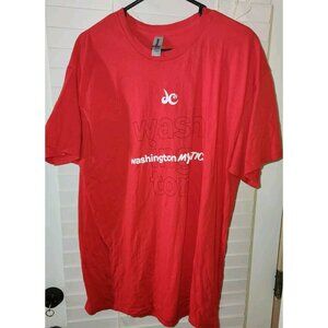 WNBA WASHINGTON MYSTICS  Tee Shirt red XL mens capital one SGA